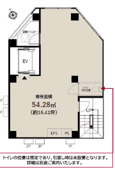 THE CITY 麻布十番 EAST PRIME 3F 間取り